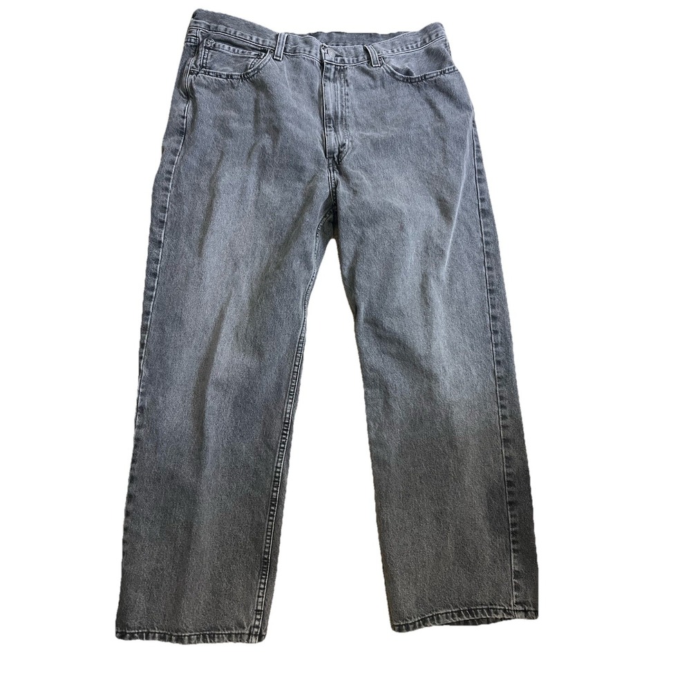 90s‎ Levis 565 Jeans Mens 38X30 Black Loose Fit Straight Leg Denim 97 Tag 36X28
